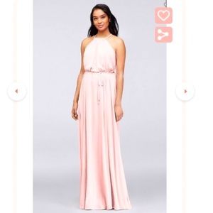 Donated David’s Bridal Bridesmaid Maxi Dress in Petal